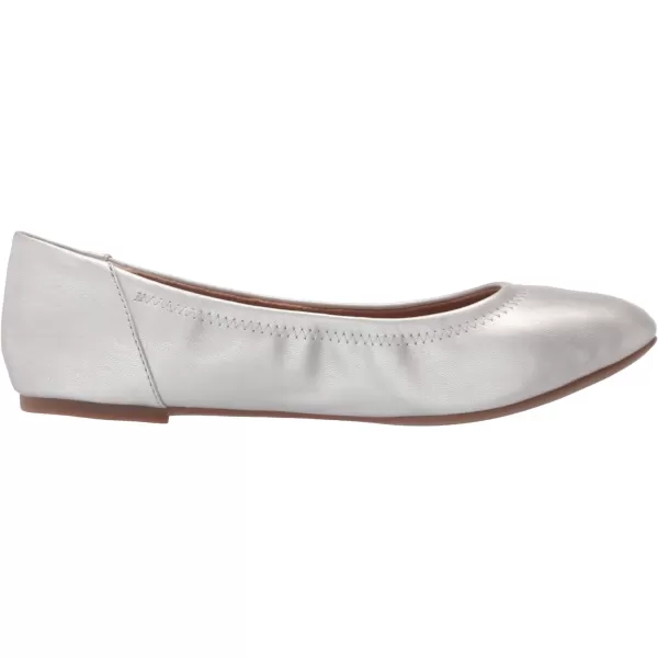 Amazon Essentials Womens Belice Ballet FlatSilver