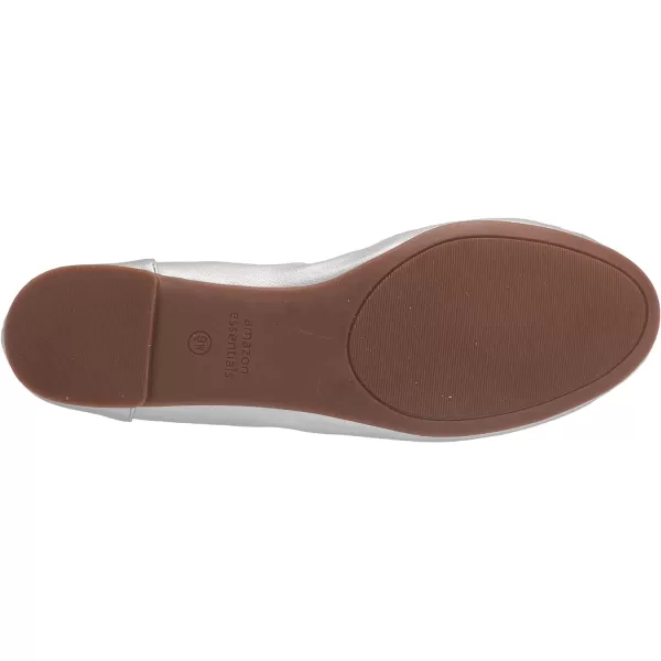 Amazon Essentials Womens Belice Ballet FlatSilver