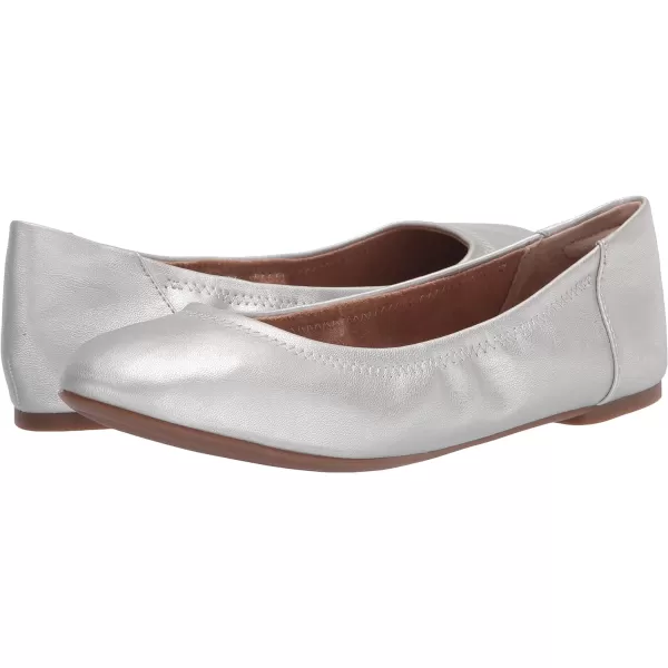 Amazon Essentials Womens Belice Ballet FlatSilver