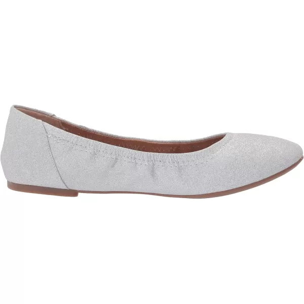 Amazon Essentials Womens Belice Ballet FlatSilver Glitter