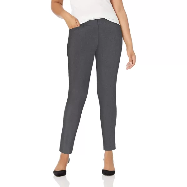 Amazon Essentials Womens BiStretch Skinny Ankle Pant Available in Plus SizeCharcoal Heather