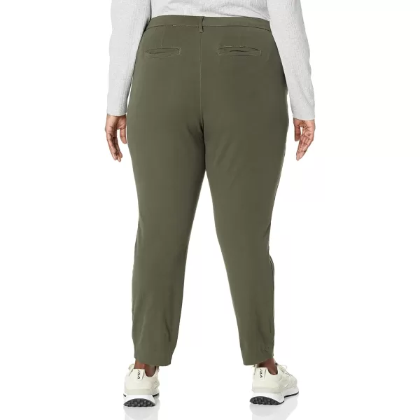 Amazon Essentials Womens BiStretch Skinny Ankle Pant Available in Plus SizeDark Green