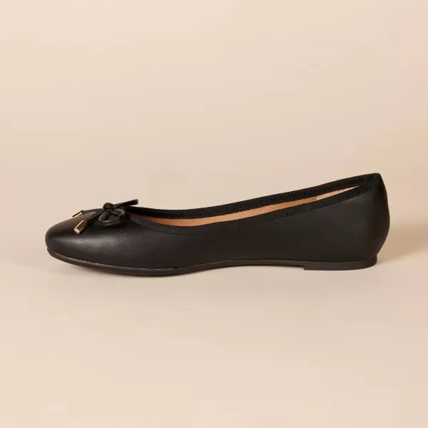 Amazon Essentials Womens Billie Ballet FlatBlack