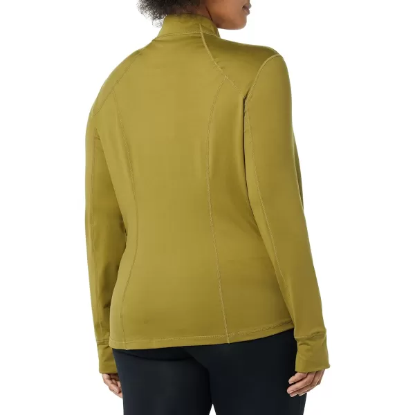 Amazon Essentials Womens Brushed Tech Stretch FullZip Jacket Available in Plus SizeLight Olive
