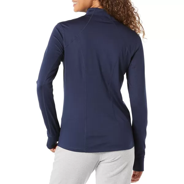 Amazon Essentials Womens Brushed Tech Stretch FullZip Jacket Available in Plus SizeNavy