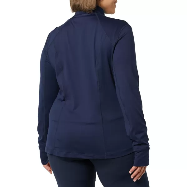 Amazon Essentials Womens Brushed Tech Stretch FullZip Jacket Available in Plus SizeNavy