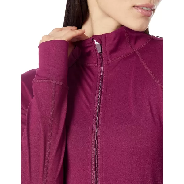 Amazon Essentials Womens Brushed Tech Stretch FullZip Jacket Available in Plus SizePlum