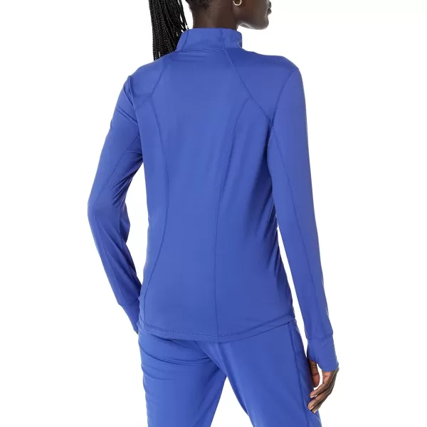 Amazon Essentials Womens Brushed Tech Stretch FullZip Jacket Available in Plus SizeRoyal Blue