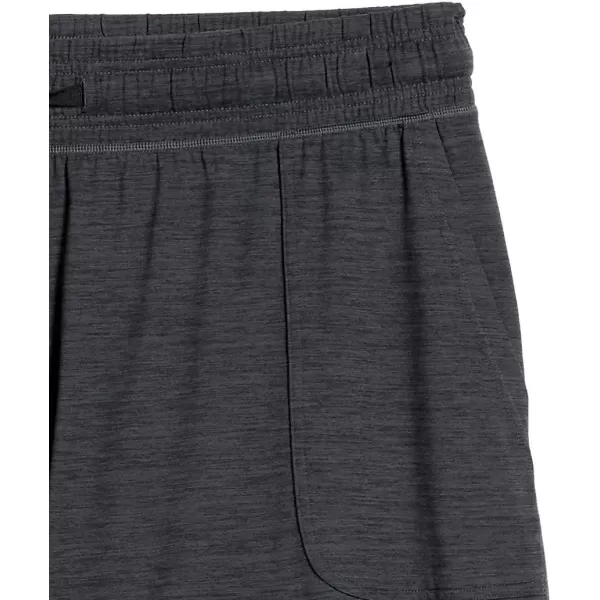 Amazon Essentials Womens Brushed Tech Stretch Short Available in Plus SizeBlack Space Dye