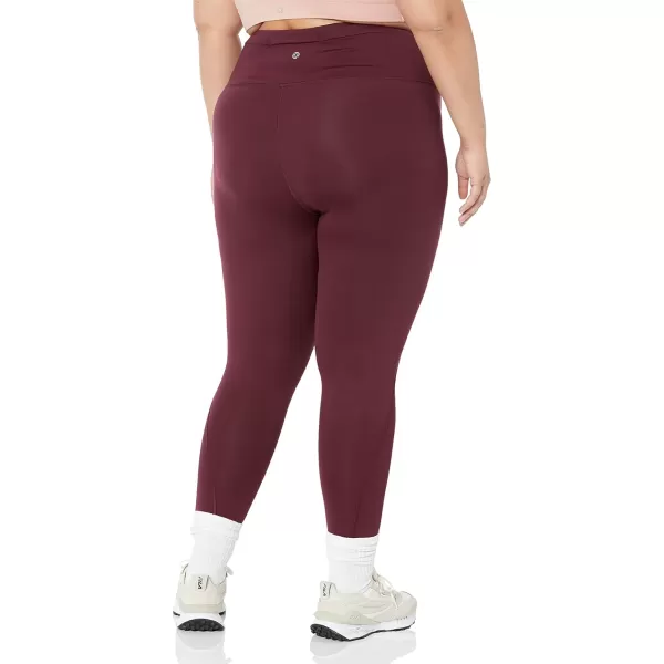 Amazon Essentials Womens Build Your Own Leggings78 Length Cross High Waist Dark Burgundy