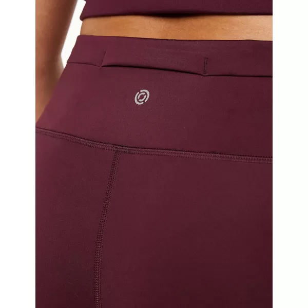 Amazon Essentials Womens Build Your Own Leggings78 Length High Waist Dark Burgundy