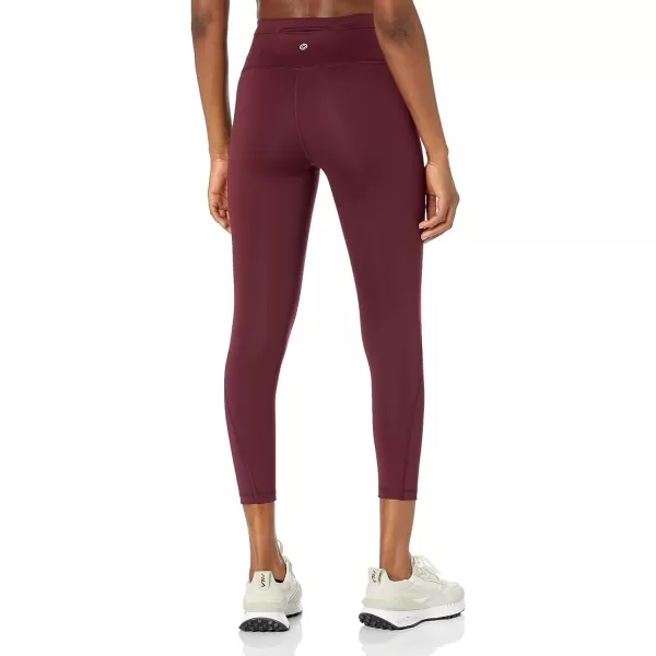 Amazon Essentials Womens Build Your Own Leggings78 Length High Waist Dark Burgundy