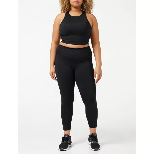 Amazon Essentials Womens Build Your Own Leggings78 Length Medium Waist Black