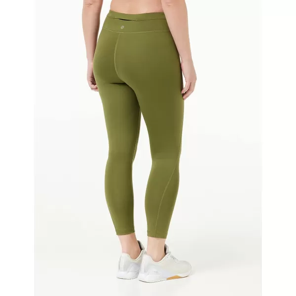 Amazon Essentials Womens Build Your Own Leggings78 Length Medium Waist Dark Olive