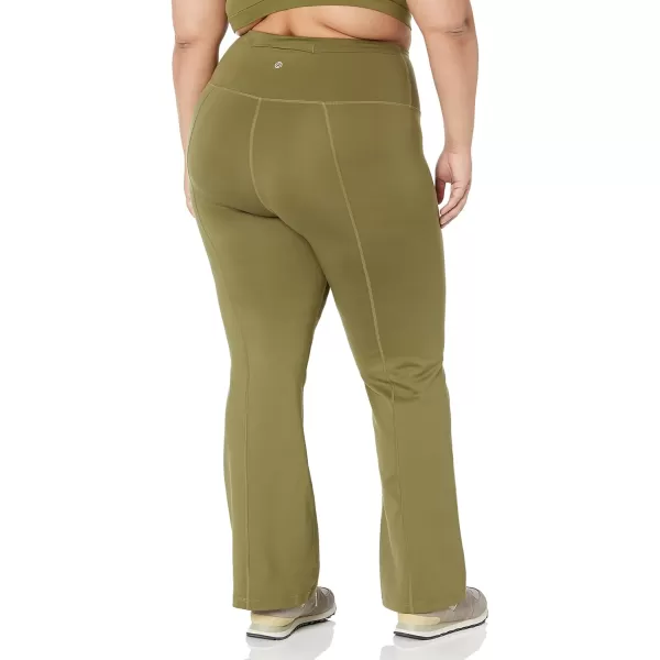 Amazon Essentials Womens Build Your Own LeggingsBootcut High Waist Dark Olive