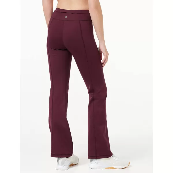 Amazon Essentials Womens Build Your Own LeggingsBootcut Medium Waist Dark Burgundy