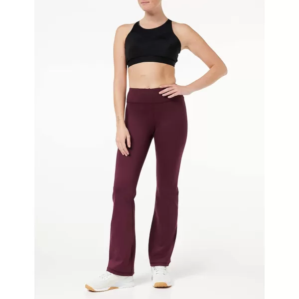 Amazon Essentials Womens Build Your Own LeggingsBootcut Medium Waist Dark Burgundy