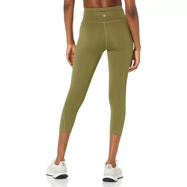 Amazon Essentials Womens Build Your Own LeggingsCapri High Waist Dark Olive