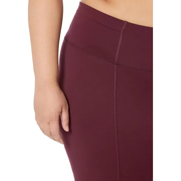 Amazon Essentials Womens Build Your Own LeggingsCapri Medium Waist Dark Burgundy