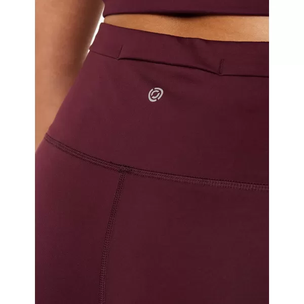 Amazon Essentials Womens Build Your Own LeggingsFull Length Cross High Waist Dark Burgundy