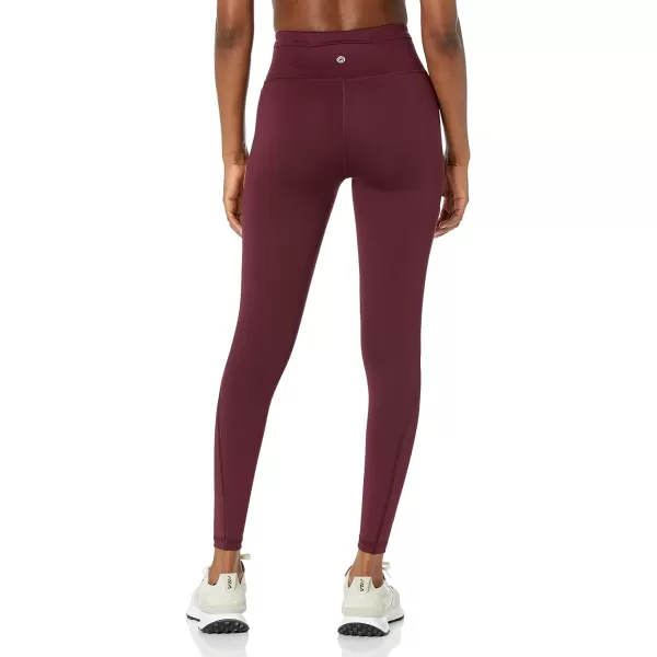 Amazon Essentials Womens Build Your Own LeggingsFull Length High Waist Dark Burgundy