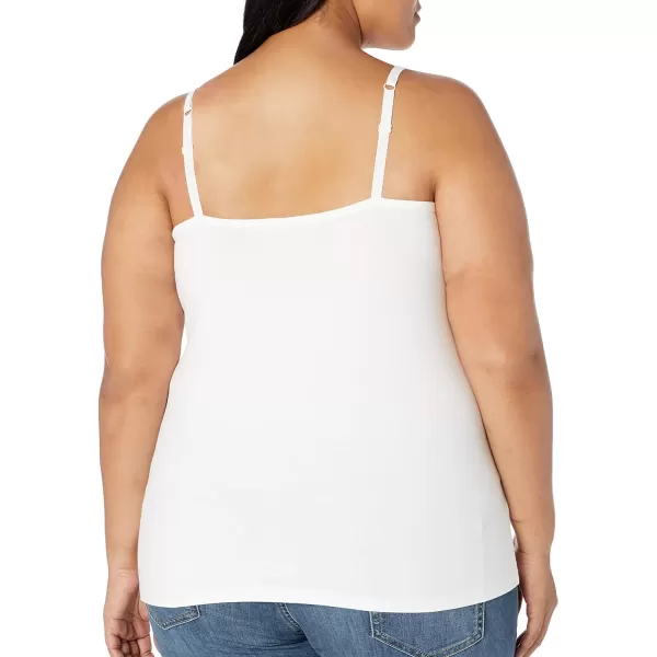 Amazon Essentials Womens Camisole Available in Plus Size Pack of 2BlackWhite