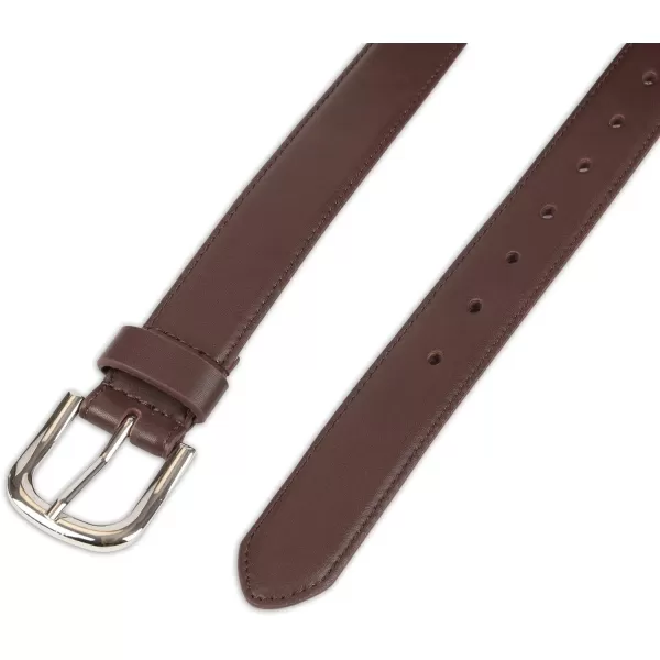 Amazon Essentials Womens Casual Skinny Jean Belt with Single Prong Buckle Available in Plus SizeBrown