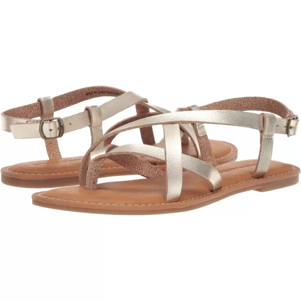 Amazon Essentials Womens Casual Strappy SandalGold