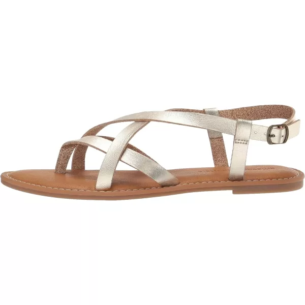 Amazon Essentials Womens Casual Strappy SandalGold