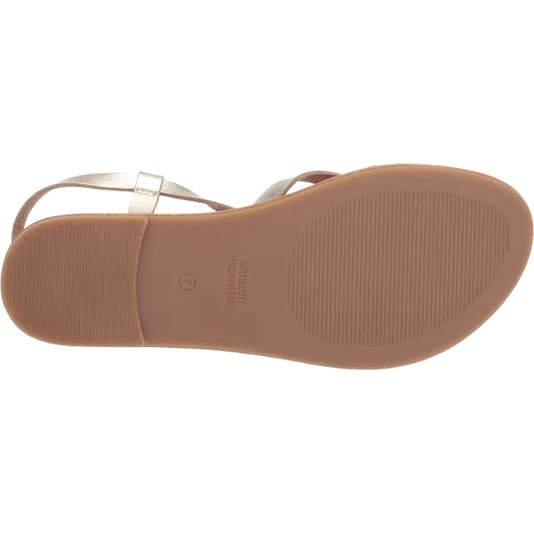 Amazon Essentials Womens Casual Strappy SandalGold