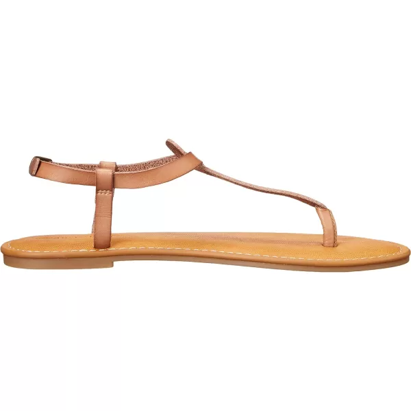 Amazon Essentials Womens Casual Thong Sandal with Ankle StrapCamel