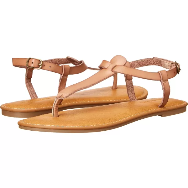 Amazon Essentials Womens Casual Thong Sandal with Ankle StrapCamel