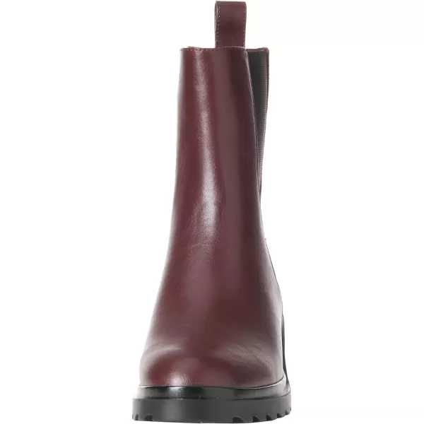 Amazon Essentials Womens Chunky Sole Chelsea BootBlack Oxblood