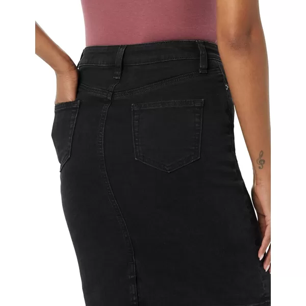 Amazon Essentials Womens Classic 5Pocket Denim Skirt Available in Plus SizeBlack Wash