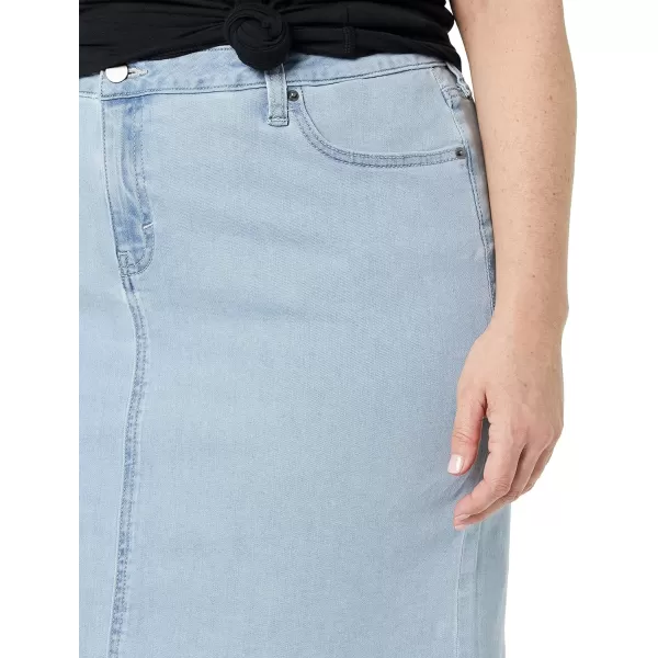 Amazon Essentials Womens Classic 5Pocket Denim Skirt Available in Plus SizeLight Wash