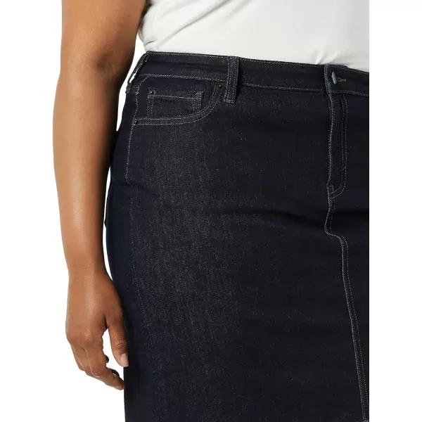 Amazon Essentials Womens Classic 5Pocket Denim Skirt Available in Plus SizeRinse Wash