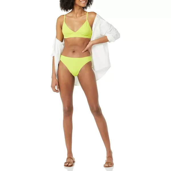 Amazon Essentials Womens Classic Bikini Swimsuit BottomYellow
