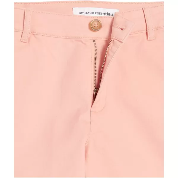 Amazon Essentials Womens Classic StraightFit Stretch Twill Chino PantCoral Pink