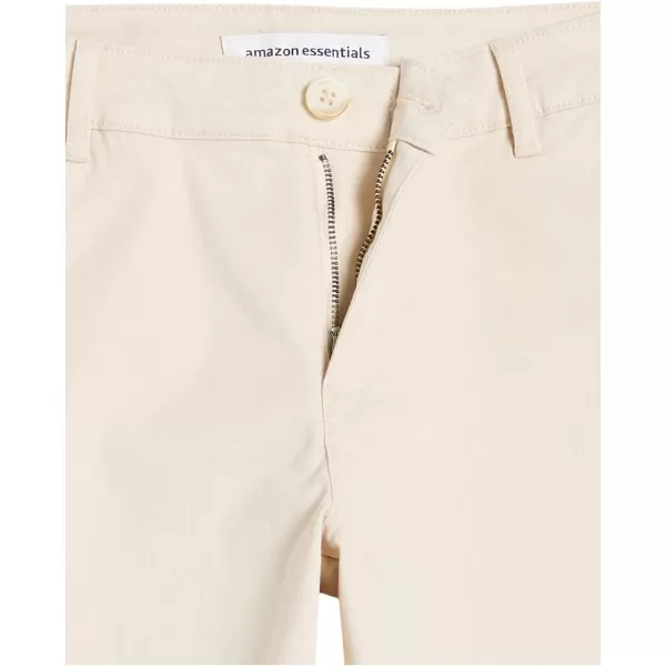 Amazon Essentials Womens Classic StraightFit Stretch Twill Chino PantLight Tan