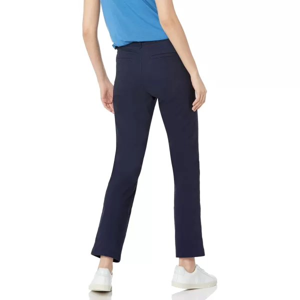 Amazon Essentials Womens Classic StraightFit Stretch Twill Chino PantNavy