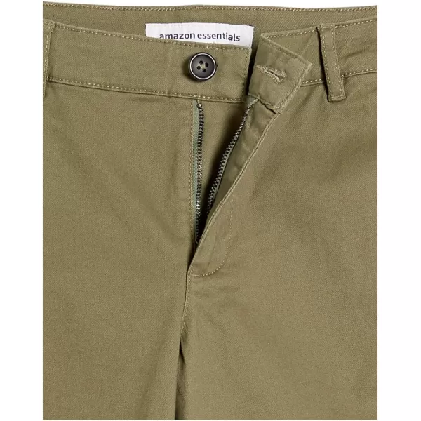 Amazon Essentials Womens Classic StraightFit Stretch Twill Chino PantWashed Olive