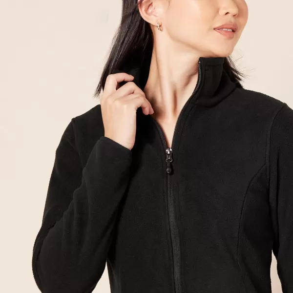 Amazon Essentials Womens ClassicFit FullZip Polar Soft Fleece Jacket Available in Plus SizePolyester Black