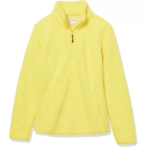 Amazon Essentials Womens ClassicFit FullZip Polar Soft Fleece Jacket Available in Plus SizePolyester Bright Yellow