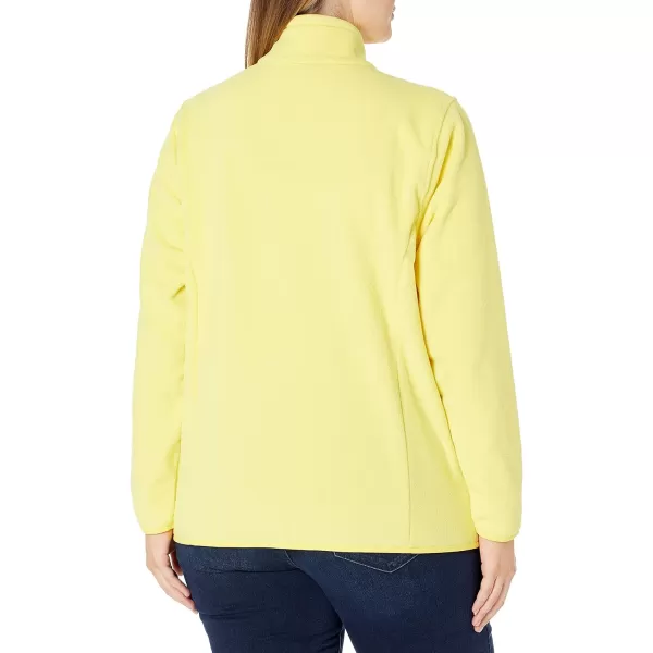 Amazon Essentials Womens ClassicFit FullZip Polar Soft Fleece Jacket Available in Plus SizePolyester Bright Yellow