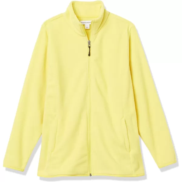 Amazon Essentials Womens ClassicFit FullZip Polar Soft Fleece Jacket Available in Plus SizePolyester Bright Yellow