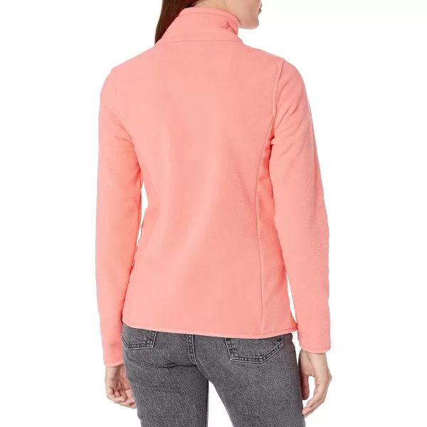 Amazon Essentials Womens ClassicFit FullZip Polar Soft Fleece Jacket Available in Plus SizePolyester Coral Pink