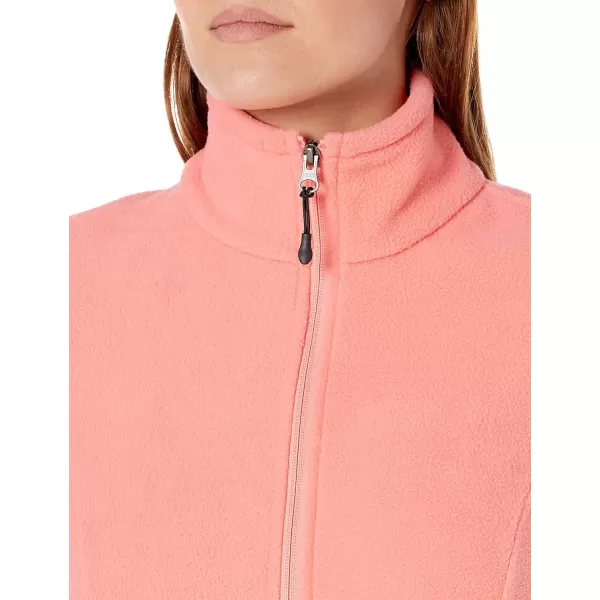 Amazon Essentials Womens ClassicFit FullZip Polar Soft Fleece Jacket Available in Plus SizePolyester Coral Pink