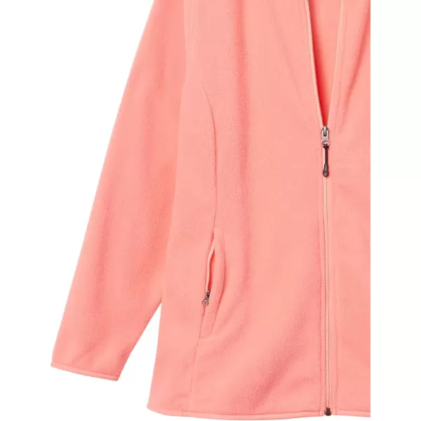 Amazon Essentials Womens ClassicFit FullZip Polar Soft Fleece Jacket Available in Plus SizePolyester Coral Pink