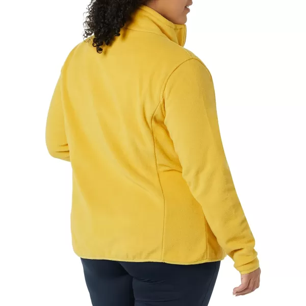 Amazon Essentials Womens ClassicFit FullZip Polar Soft Fleece Jacket Available in Plus SizePolyester Dark Yellow