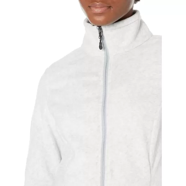 Amazon Essentials Womens ClassicFit FullZip Polar Soft Fleece Jacket Available in Plus SizePolyester Light Grey Heather